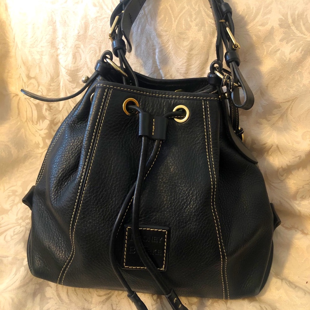 Dooney & Burke Black Bucket Purse